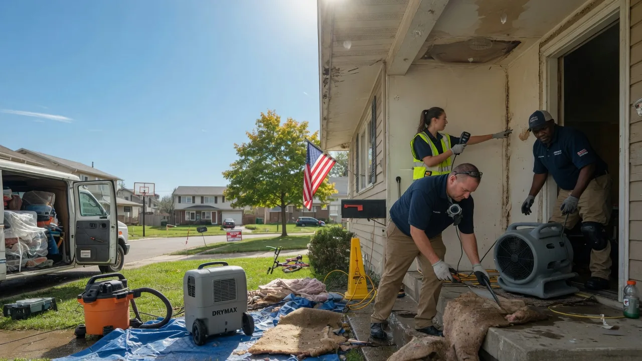 Water Damage Restoration in Kincaid, IL near me